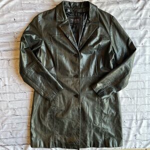 Vintage Y2K Wilsons Leather Coat Jacket Pelle Studio XL Elevated Classic Capsule